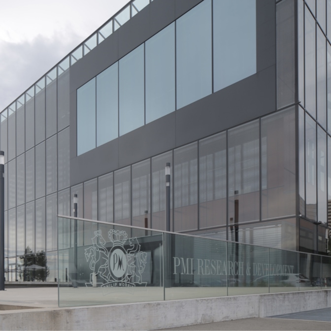 Edificio PMI en Suiza
