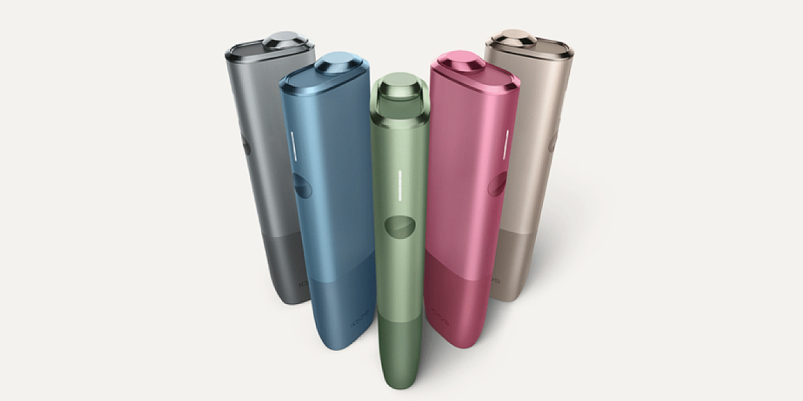 Dispositivos IQOS ILUMA en colores diferentes