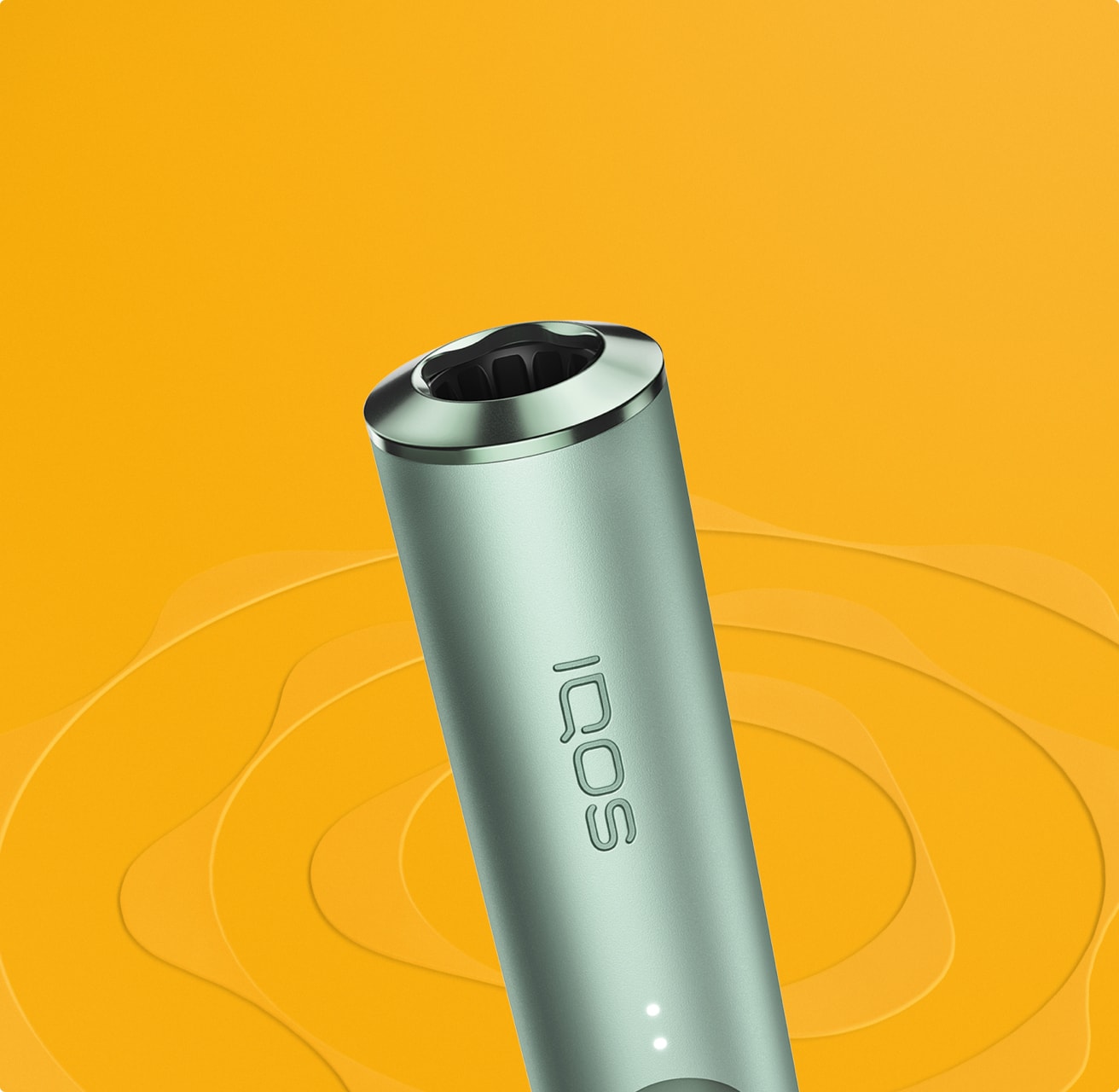 Un dispositivo IQOS ILUMA color Jade Green.