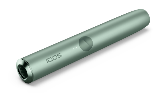 Un dispositivo IQOS ILUMA PRIME color Jade Green.